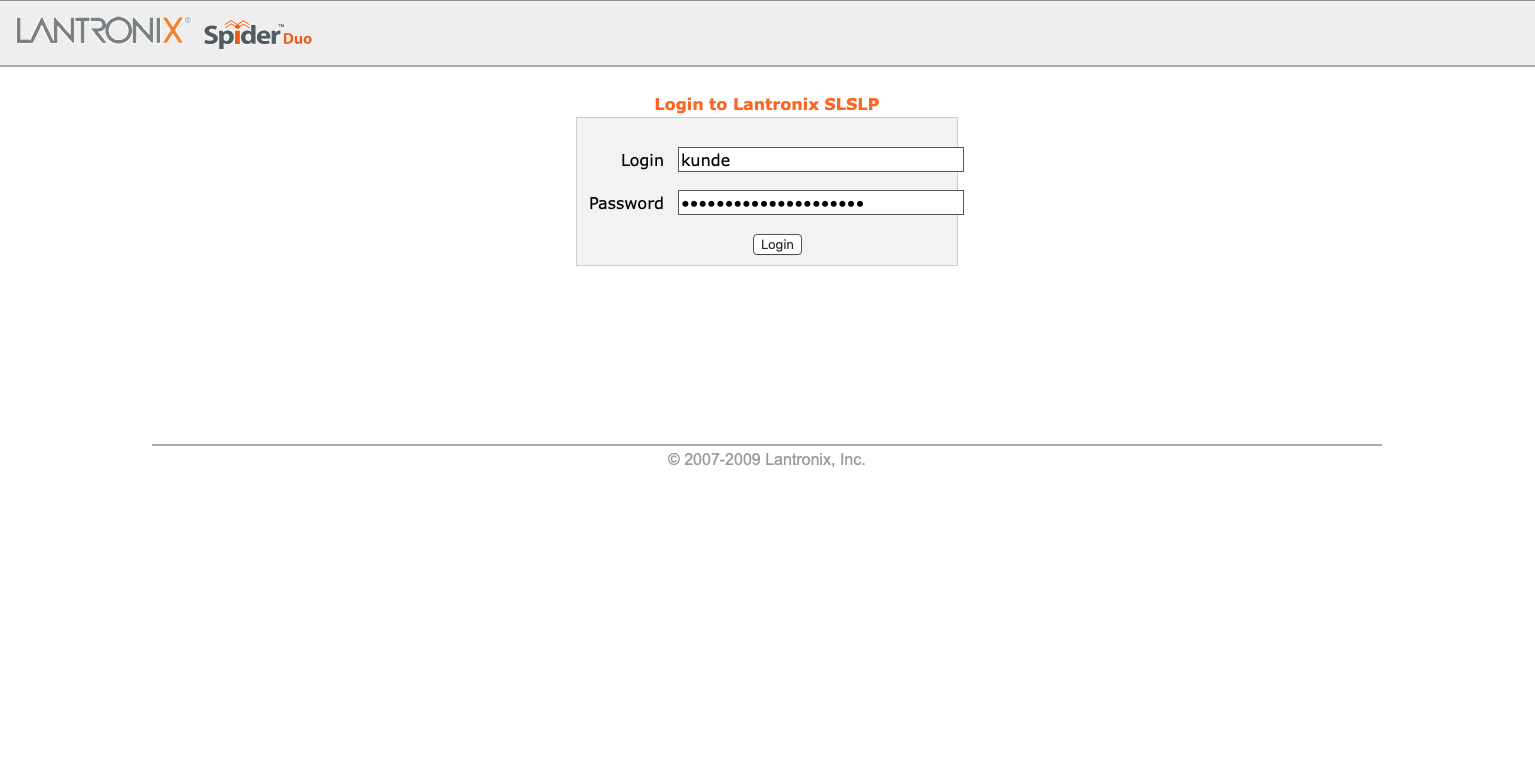 KVM Login