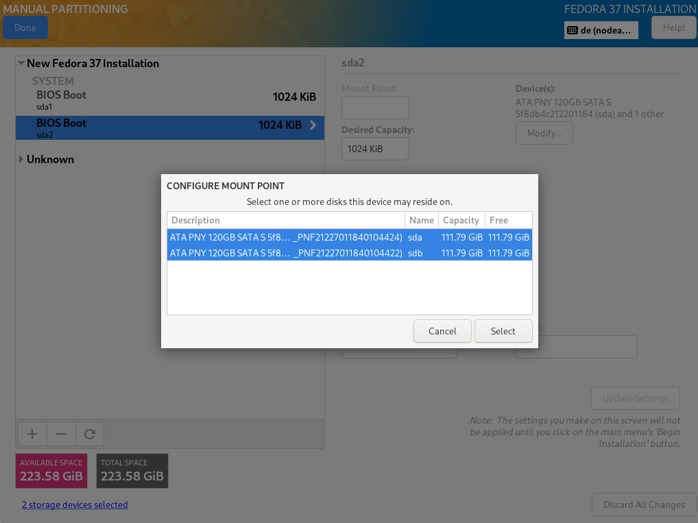 BiosBoot sdb defined