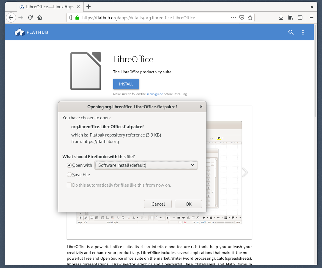 sfg libreoffice install