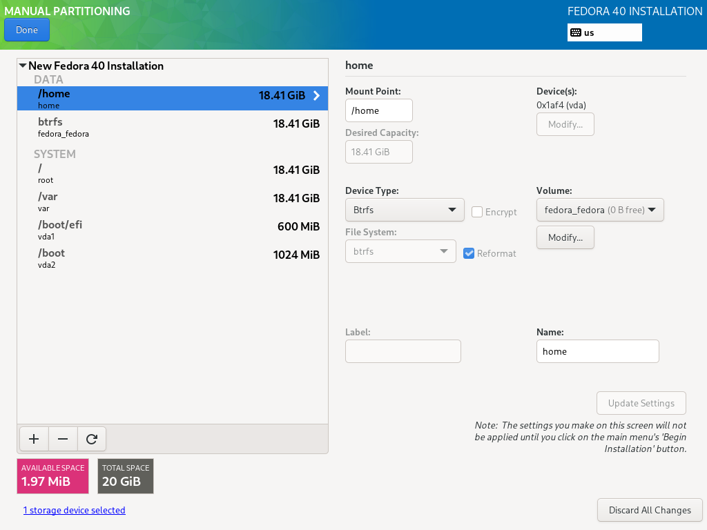 faw manual partition complete