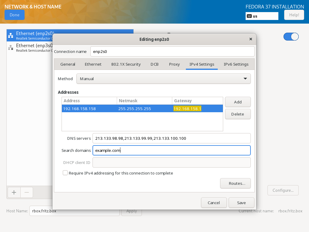 Network IPv4