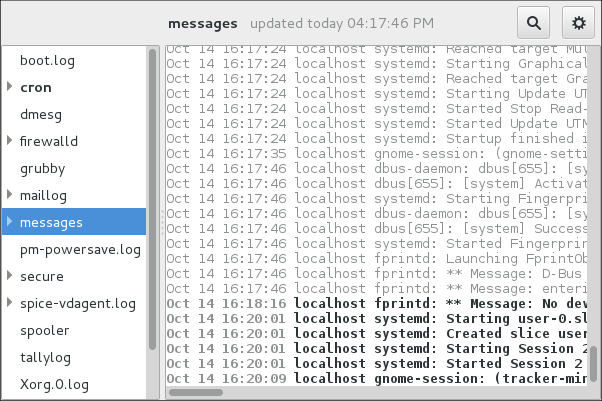 System Log - New Log Alert